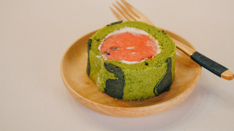 Cute Watermelon Cake Roll