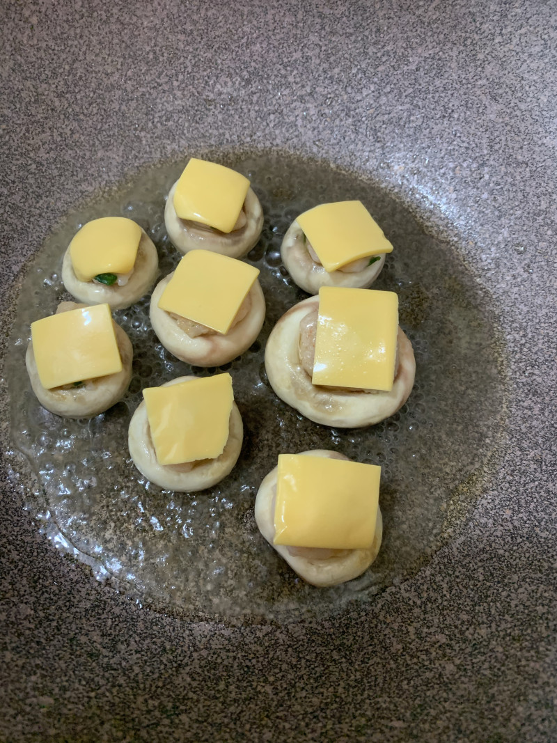 Cheese-Stuffed Shrimp Stuffed Mushrooms Step-by-Step