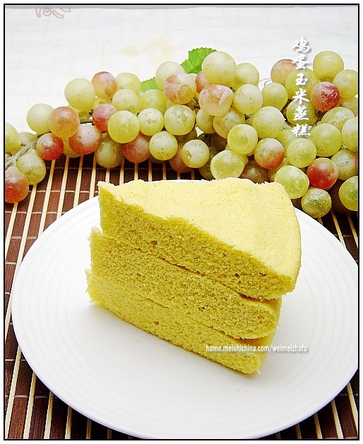 Egg and Corn Steamed Cake