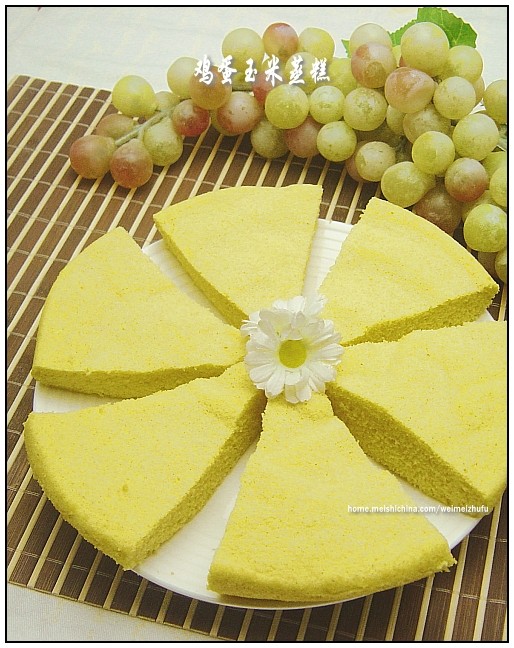 Egg and Corn Steamed Cake