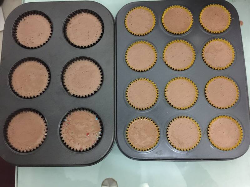 Cocoa Cupcake Making Steps