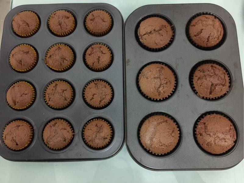 Cocoa Cupcake Making Steps