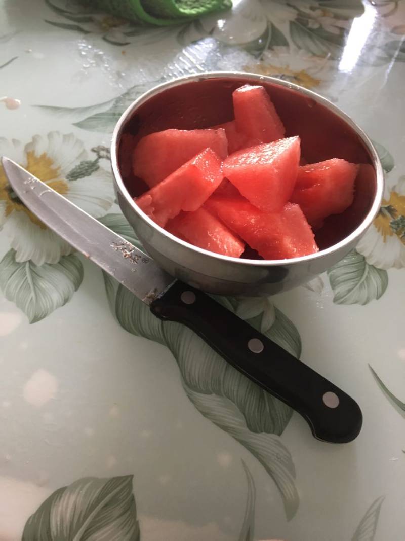 Steps to make Watermelon Plate