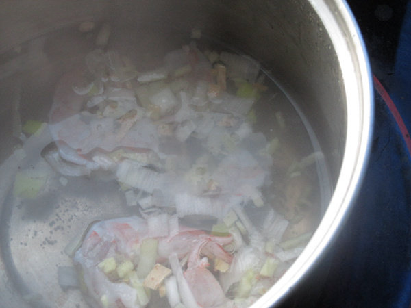 Steps for Making Fresh Shrimp and Jade Potato Mash