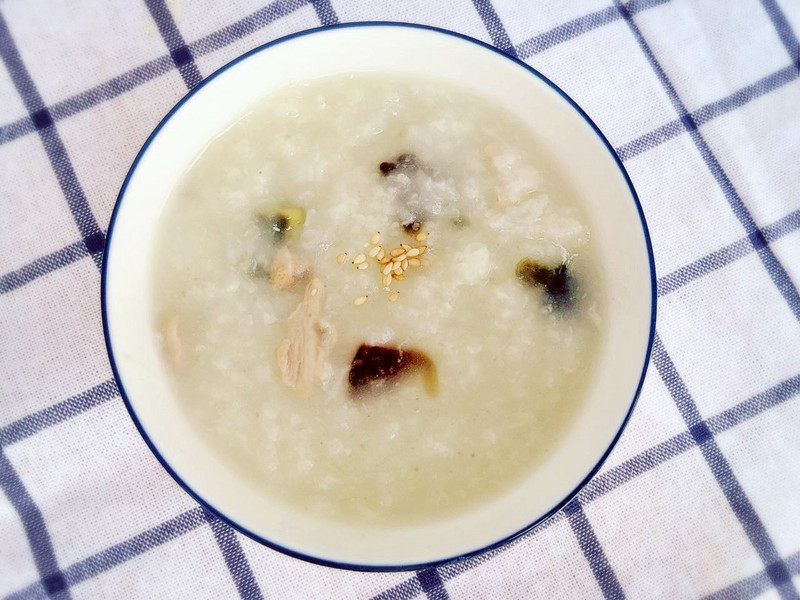 Century Egg Lean Pork Congee Easy Version