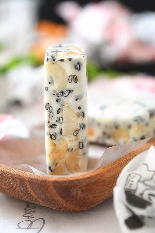 Black Sesame Peanut Nougat