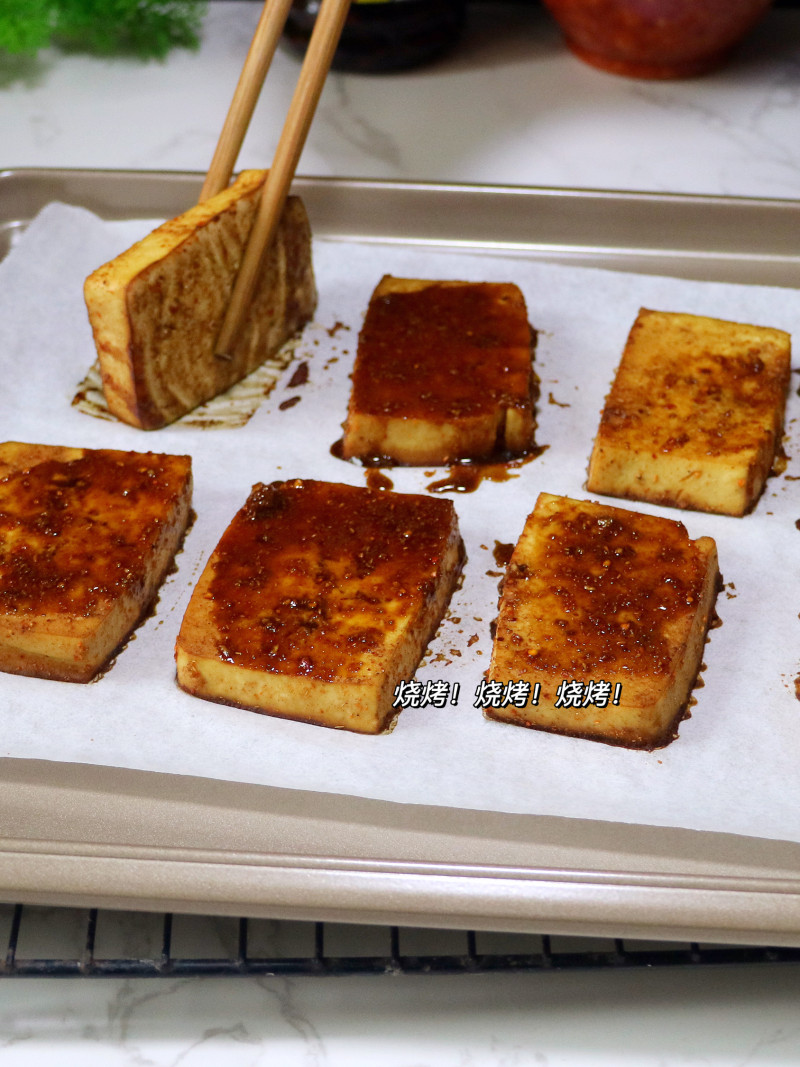 Steps for Making Family Style Grilled Tofu