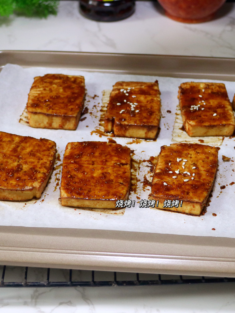 Steps for Making Family Style Grilled Tofu