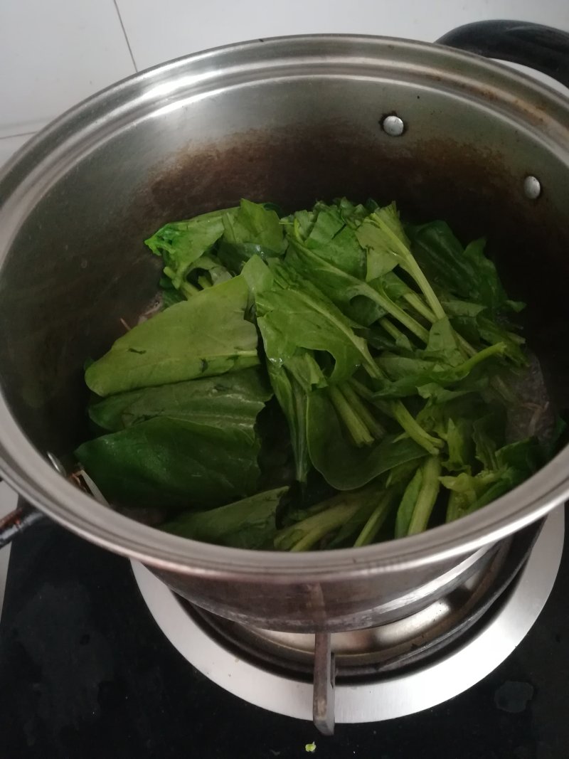 Steps to Cook Spinach and Bean Sprout Soup