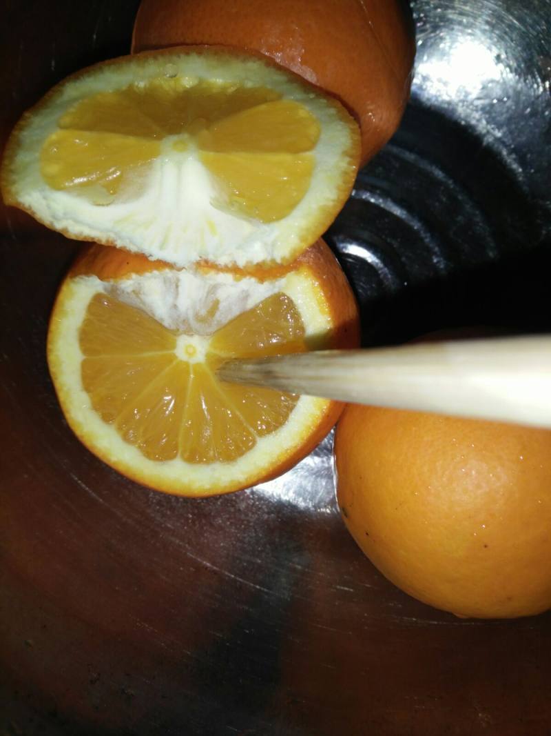 Steps for making steamed navel oranges