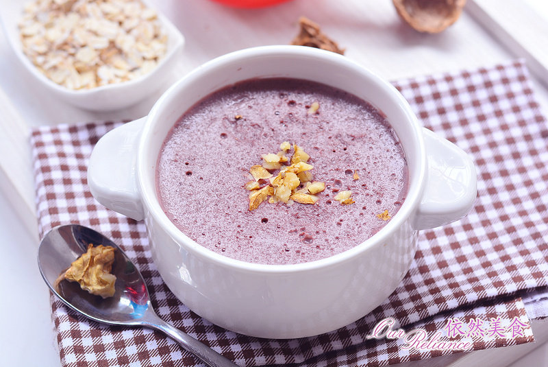 Steps for Making Walnut Mixed Grain Porridge