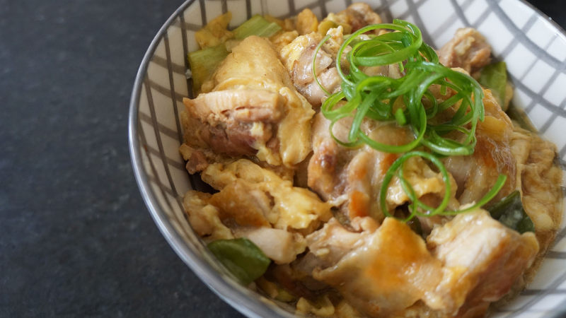 Japanese Chicken and Egg Rice Bowl