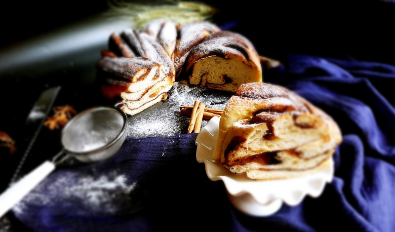 Natural Fermented Brown Sugar Cinnamon Chocolate Bread Rolls