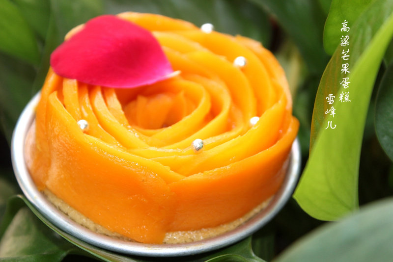 Sorghum Mango Cake