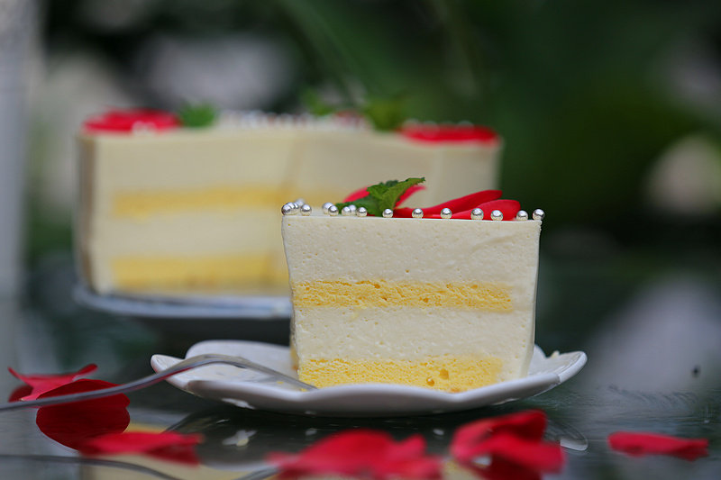 Steps for Making Durian Mousse Cake