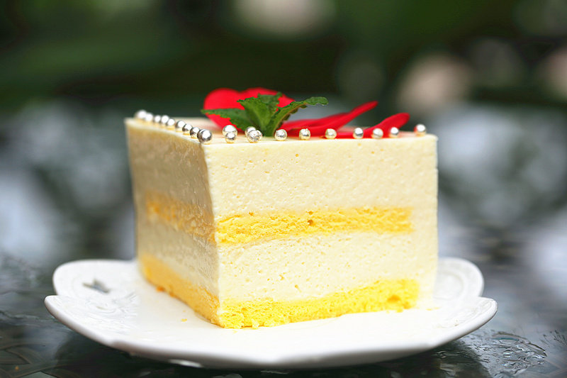 Steps for Making Durian Mousse Cake