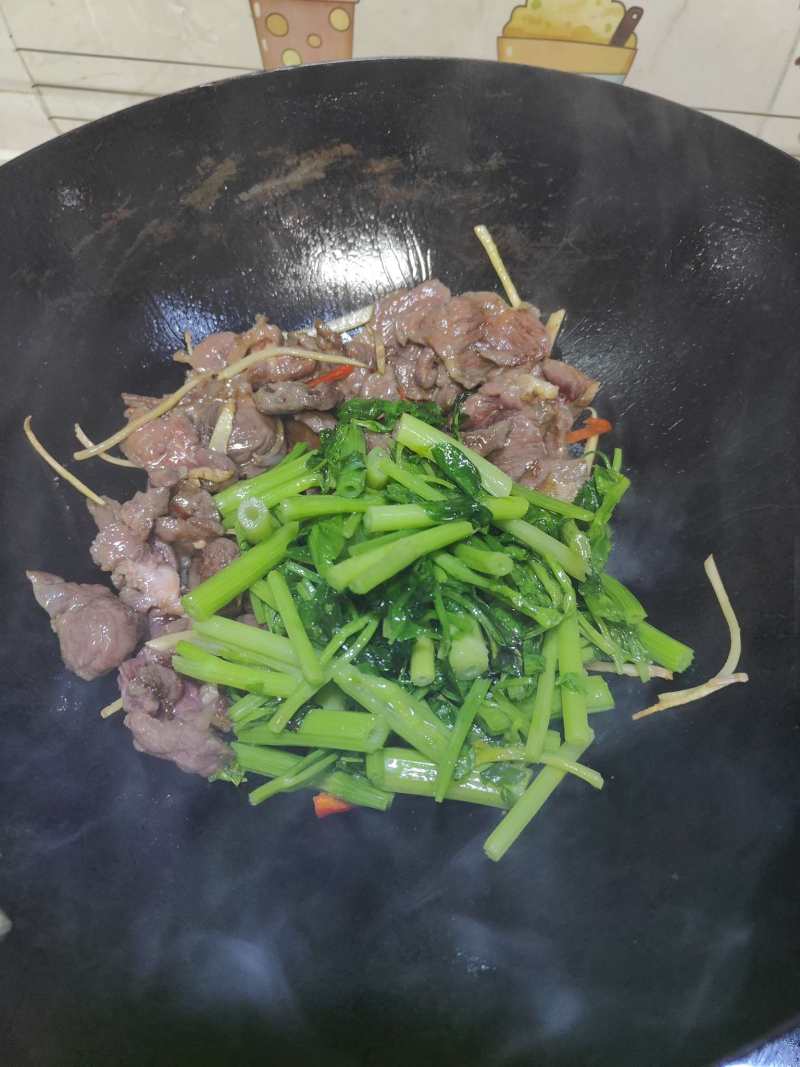 Steps for Stir-fried Beef with Celery