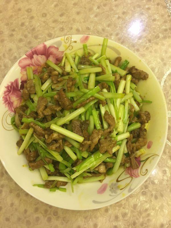 Leek and Pork Stir Fry (Simplified Version)