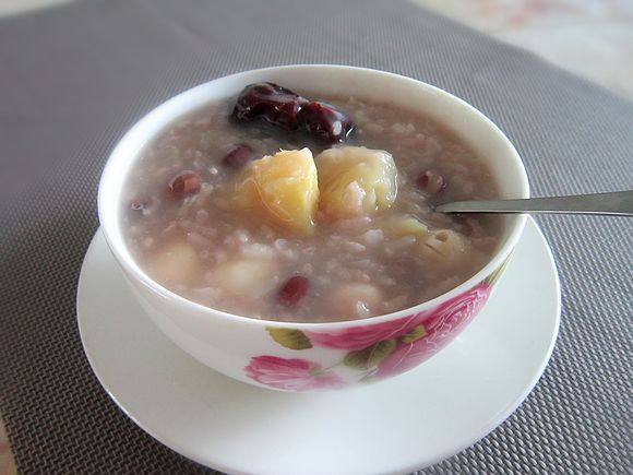 Sweet Potato and Lotus Seed Congee