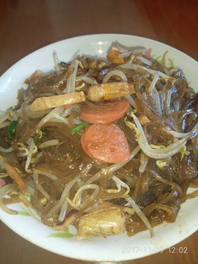 Stir-Fried Bean Sprouts with Sweet Potato Vermicelli