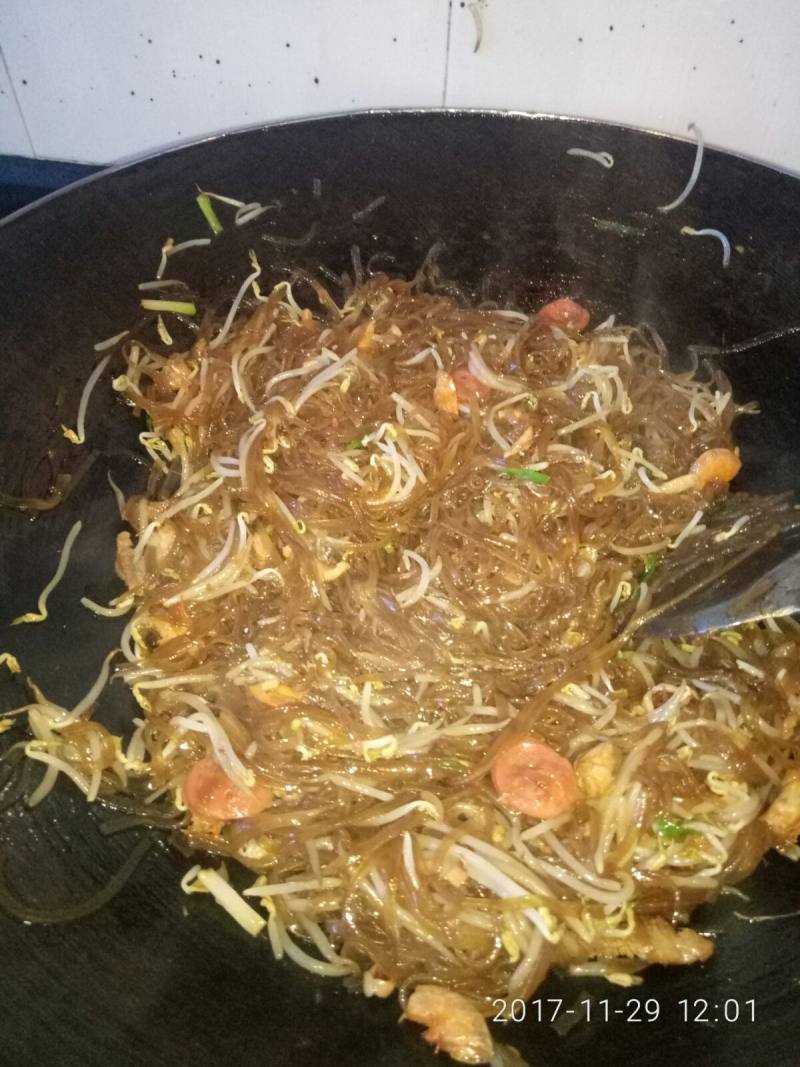 Stir-Fried Bean Sprouts with Sweet Potato Vermicelli - Step 21