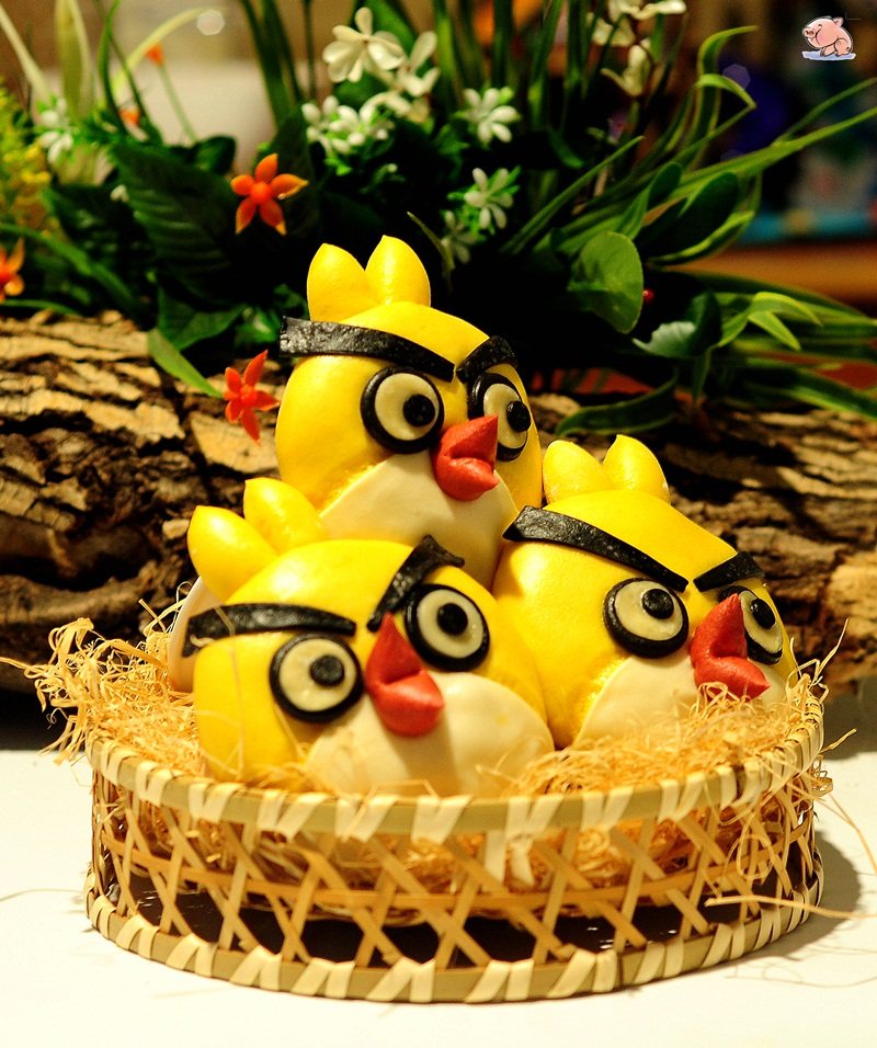 Angry Birds Steamed Buns