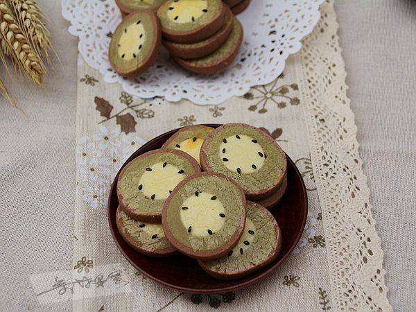 Steps for making Kiwi Cookies