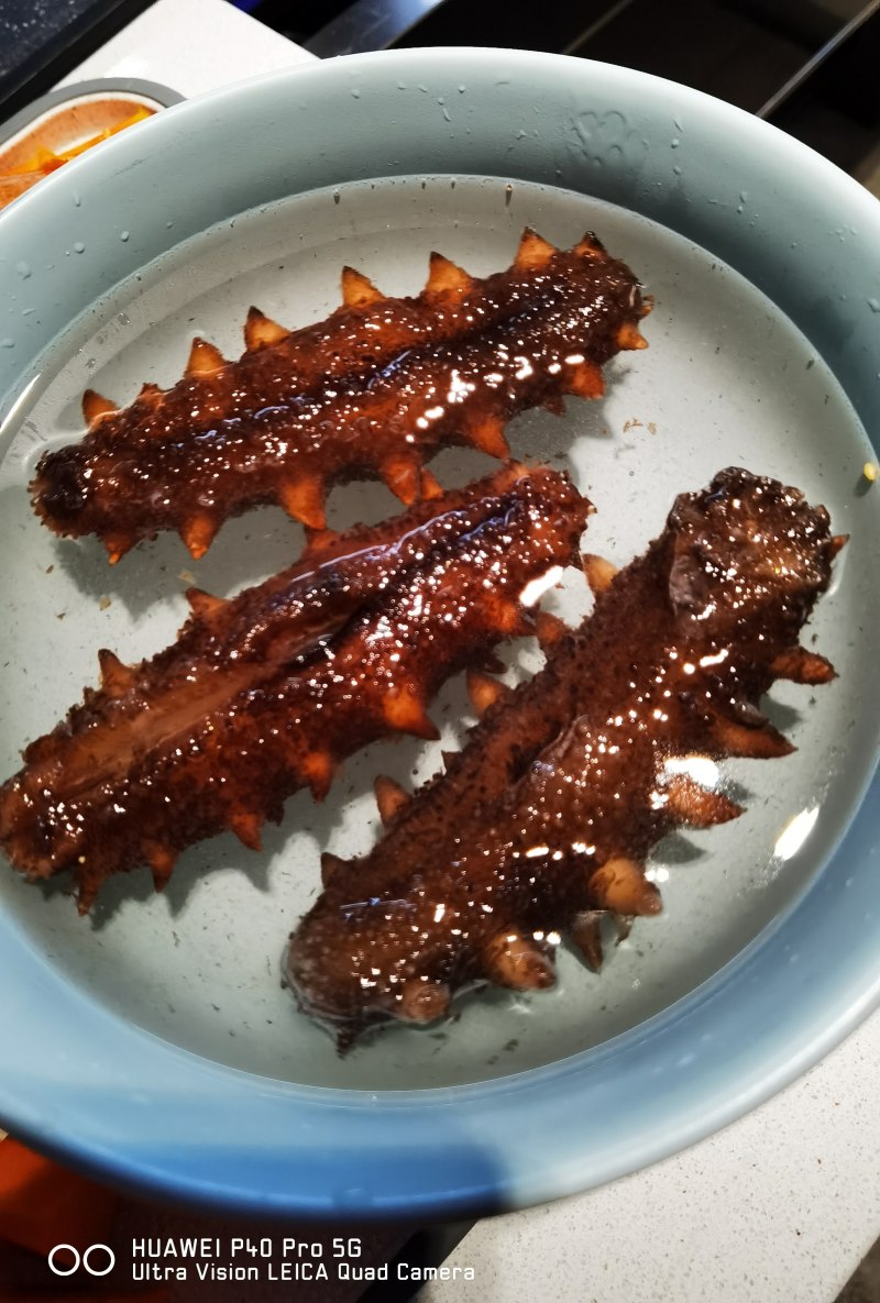 Steps for Cooking Golden Soup Sea Cucumber Millet Porridge