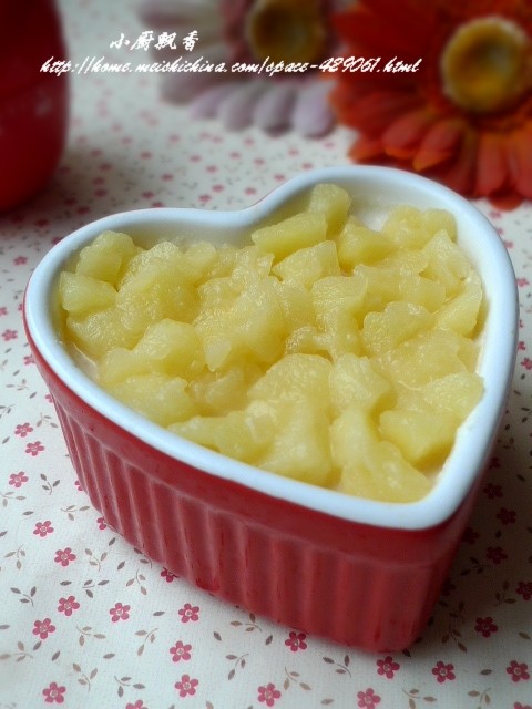 Smooth and Fragrant - Apple Cream Pudding