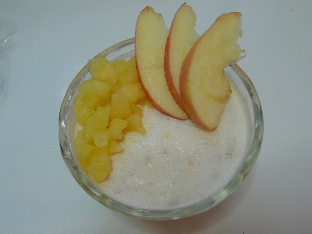 Smooth and Fragrant - Apple Cream Pudding - Steps