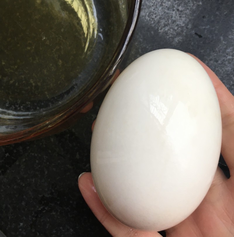 Steps for Making Sea Cucumber with Goose Egg