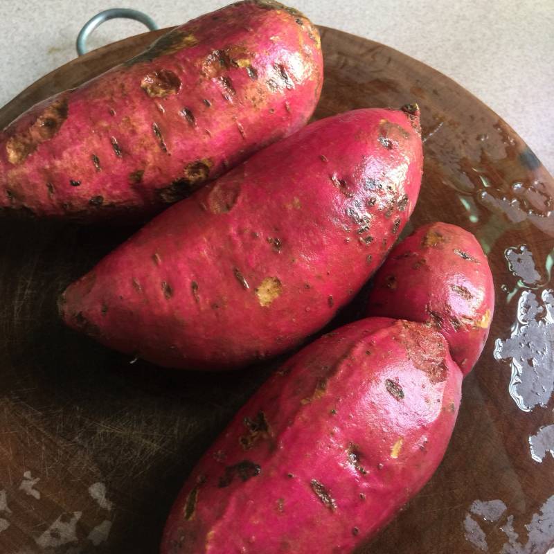 Steps for Baked Sweet Potato with Milk Flavor