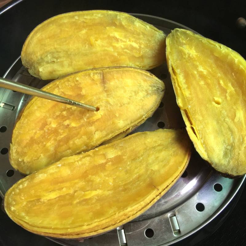 Steps for Baked Sweet Potato with Milk Flavor