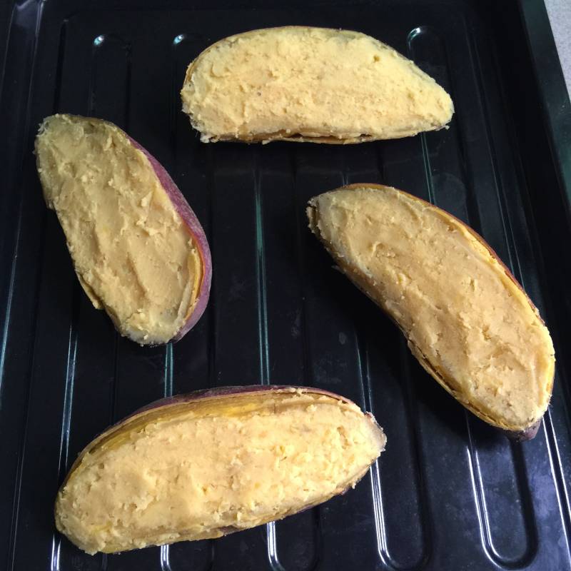 Steps for Baked Sweet Potato with Milk Flavor