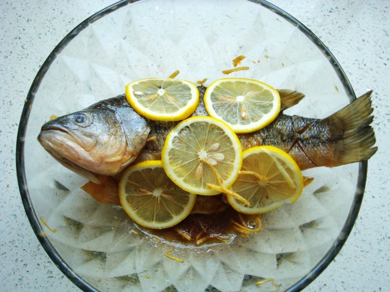 Steps for making Lemon Grilled Sea Bass