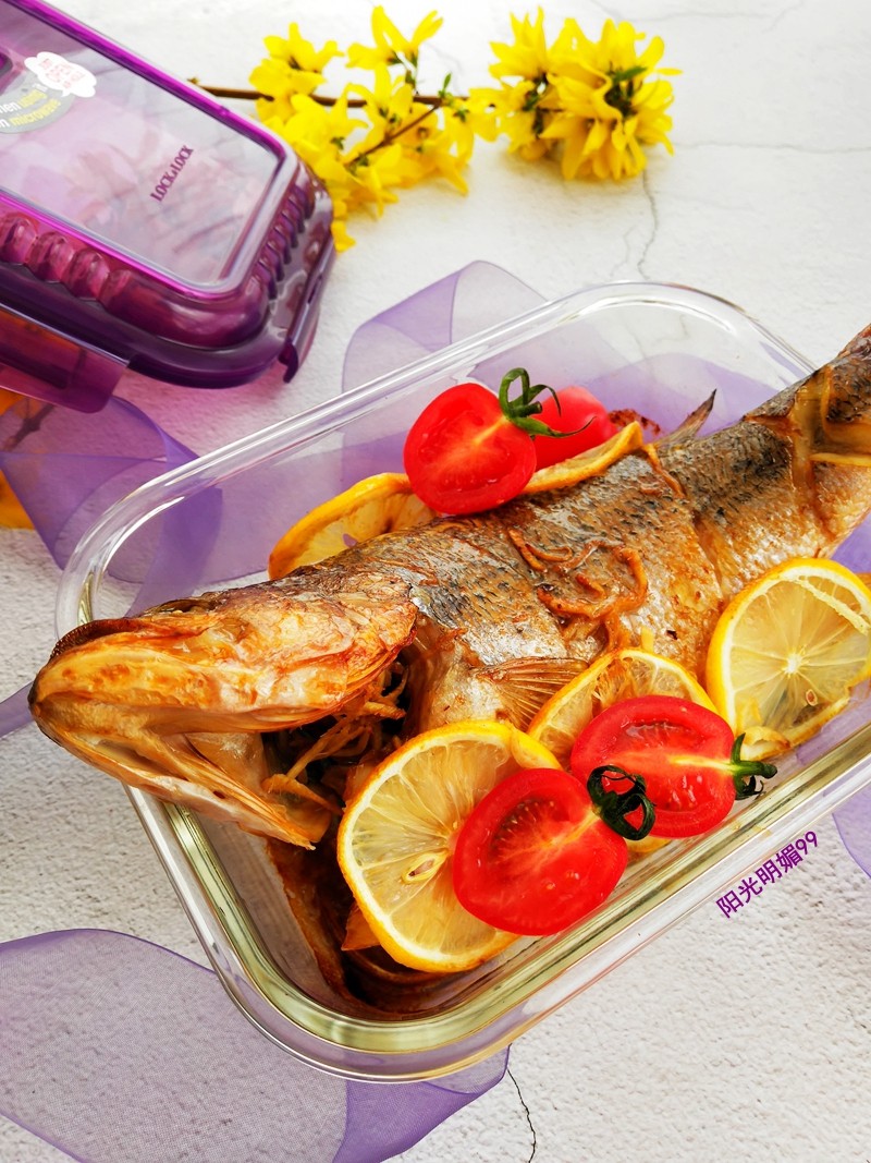 Steps for making Lemon Grilled Sea Bass