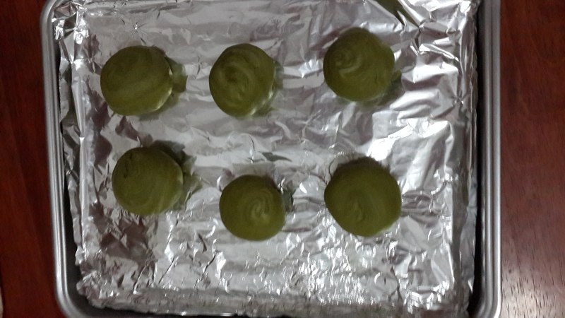 Steps to Make Green Tea Pastry