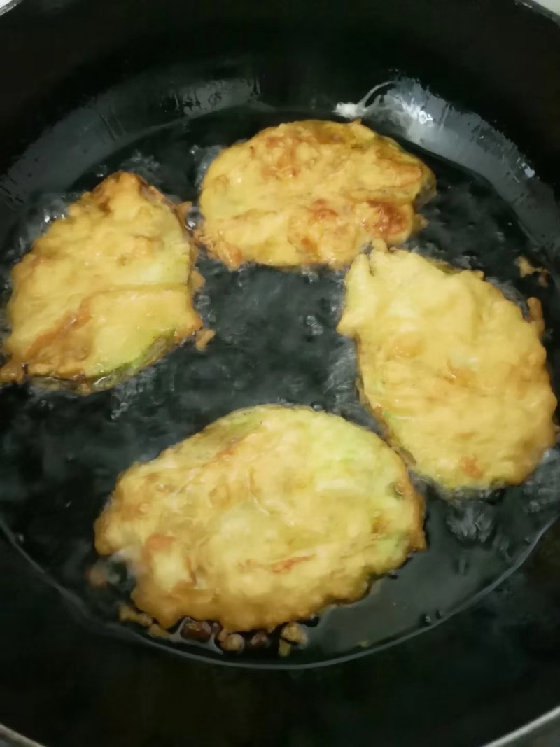 Fried Green Round Eggplant (Crispy and Economical, Comparable to KFC and McDonald's)