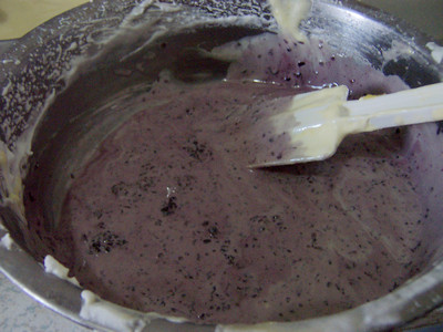 Steps for Making Marble Mulberry Chiffon Cake