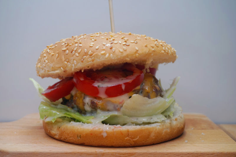 Cheeseburger - Bursting with Juicy Flavor