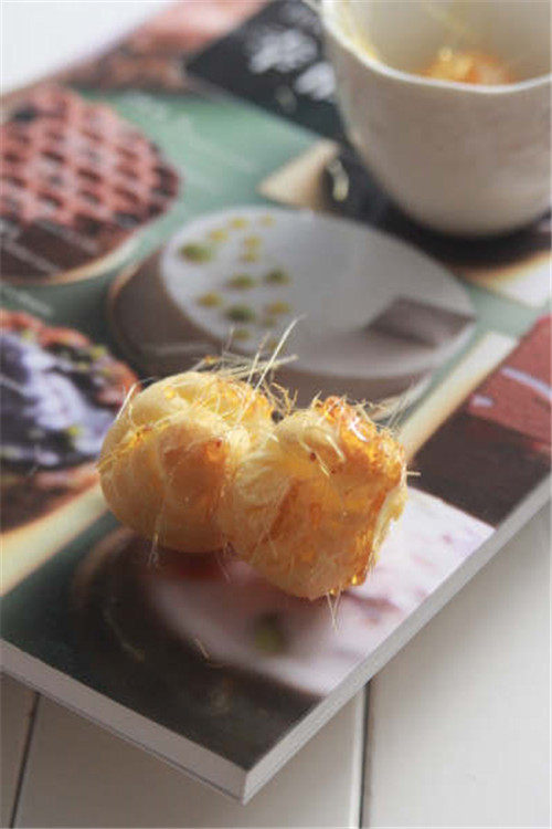 【Tomato Recipe】Caramel Golden Thread Cream Puff Tart - Wrapped in Thick Love