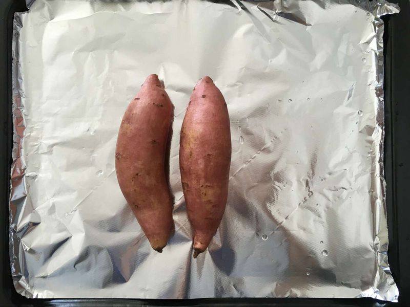 Steps for Baked Sweet Potato in Oven