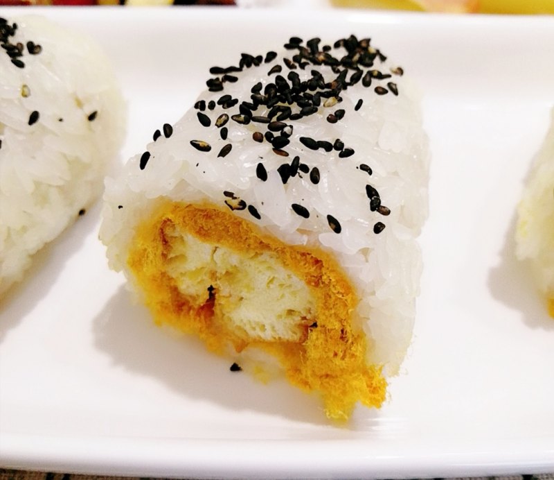 Glutinous Rice Meat Floss Bun and Fried Dough Stick