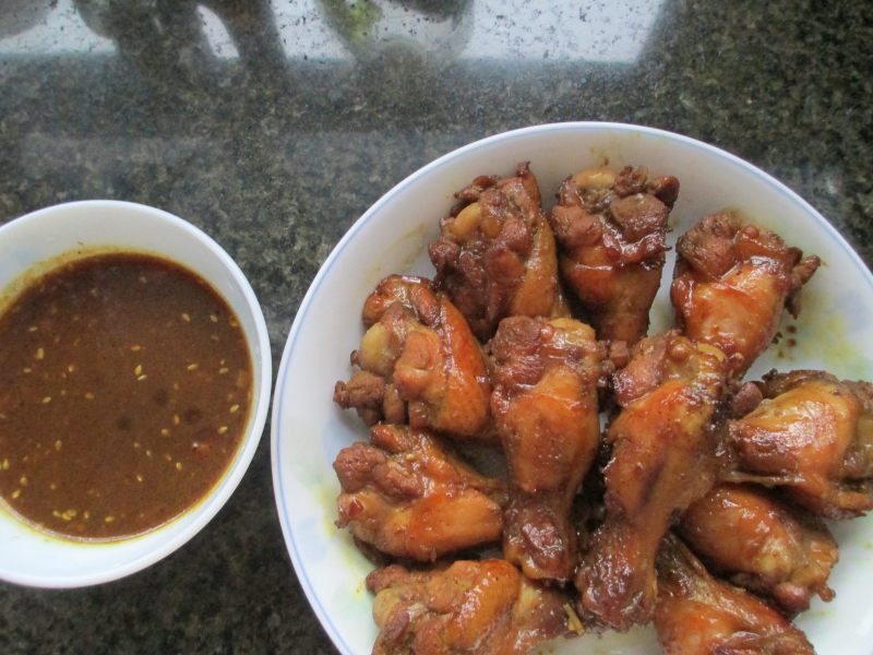 Steps for making Curry Coconut Grilled Chicken Wings