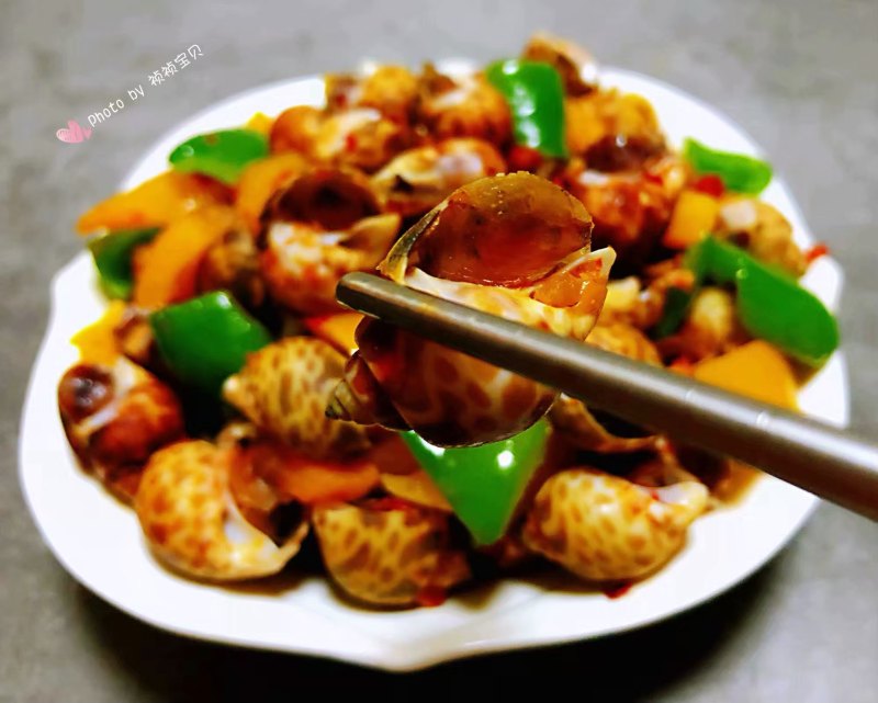 Stir-fried Spicy Conch with Bell Peppers Step-by-Step