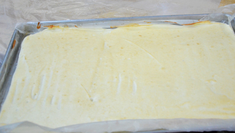 Steps for Making Plum Blossom Cake Roll