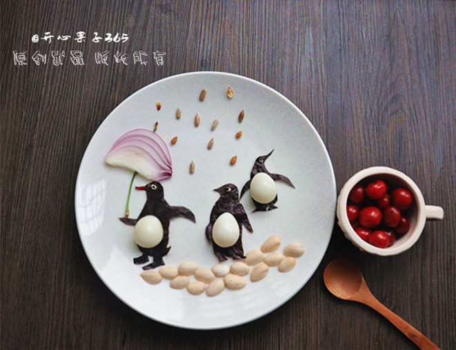 【Let's Take on the Egg Challenge】Creative Egg Plating - Penguin Home