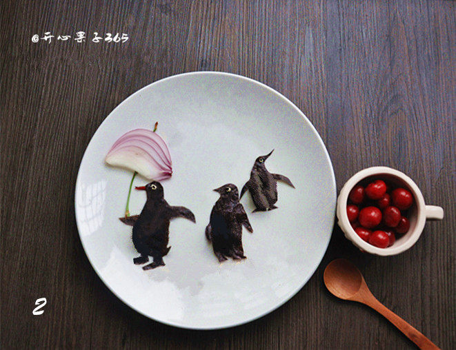 【Let's Take on the Egg Challenge】Creative Egg Plating - Penguin Home Preparation Steps