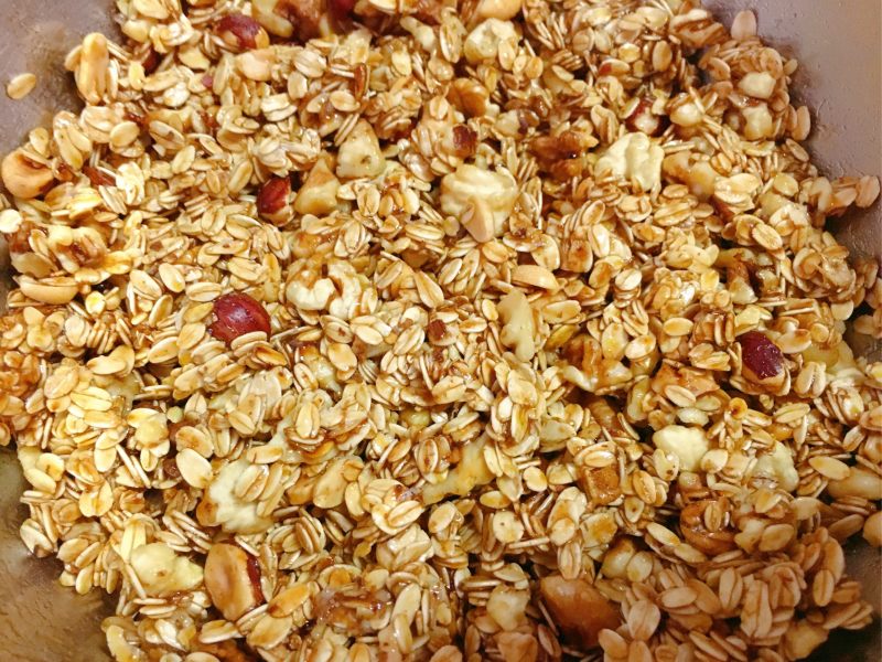 Granola Cereal Cooking Steps