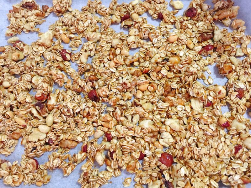 Granola Cereal Cooking Steps